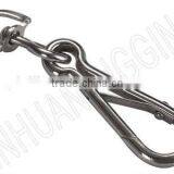 NICKEL PLATED SIMPLEX HOOK WITH SWIVEL
