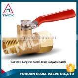 Gas Safety Valve With Forged Nipple cw 617n High Pressure and High Quality NPT Thread Brass Gas Valve thumbnail-4