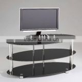 Oval TV stand
