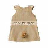 (CD928#GREY )2-6Y 2016 High Quality Latest Design Children Dress Cat Applique for Corduroy Dress thumbnail-4