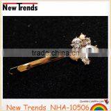 Alloy Casting Rhinestone and Pearl Bobby Pins Hair Clip thumbnail-1