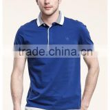 Men's casual bussiness cotton short sleeve POLO T Shirt