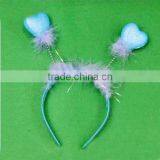 Love Headband Color is Blue Headband Winter Hairband Hair Band thumbnail-1