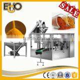 Advanced high quality lowcost rotary premade standup bag counting full automatic Coffee Powder Carousel type package machine