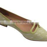 Yellow and Purple Flat Lady Customized OEM Shoe New Design 2016 thumbnail-3