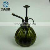 Coating Color Pumpkin Shape Watering Can Glass Bottle for Garden thumbnail-1