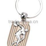 High Quality Custom Discus Throw Sports Metal Keychain