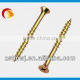 Yellow Zinc Plared Pan Head Self Tapping Screw