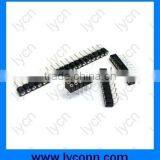 Low Profile SIP Socket Connector