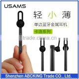 USAMS Bluetooth Earphone Mini Wireless Earphones With Microphone Stereo Earphone For Iphone Samsung HTC thumbnail-1