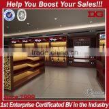 High End Walnut Color Wind Display Furniture Wood Display Floor Stand Wine thumbnail-1