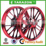 Motorcycle red CNC stunning Aluminium alloy wheels for scooter BWS 125