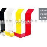 Creative Colorful Acrylic "7" Shaped Shoe Display Racks Stand