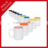 11oz Blank Coated Rim Color Mug Sublimation Ceramic Mug