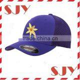 Hot Sale Mesh Baseball Cap Closed Back Elastic Fitted Caps and Hats thumbnail-2