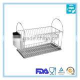 Steel Kitchen Houseware 2-Tier Dish Rack thumbnail-6