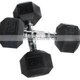 High Quality Bodybild Aerobic Hexagon Dumbbell With Nature Rubber Coated thumbnail-4