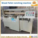 Automatic wooden pallet notcher , wood pallet / pallets hole digging machine