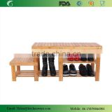 Full Bamboo Shoe Rack, Bamboo Storage Shelf, Bamboo Rack