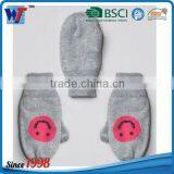 100 Acrylic Thick Knit Beanie Cap and Golves Set Smile Beanie Hat thumbnail-3