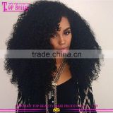 Great Reputation Natural Colour 180% Density Brazilian Thick Human Hair Side Part Lace Front Wig