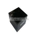 Custom Luxury Black Wooden Watch Box With Pillow thumbnail-3