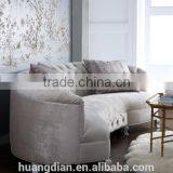 Velvet Fabric Living Room Furniture Handcrafted Tufted Sofa Chesterfield Sofa thumbnail-2