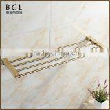 17920-g Bathroom Sanitary Items Zinc Alloy Gold Bathroom Accessory Towel Shelf