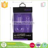 Custom Logo Recyclable Free Sample Mobile Phone Charger Packaging Box With Clear Window thumbnail-1