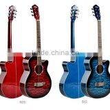 Caravan Music 39 Inch High Quality Acoustic Guitar for Beginners Made in China HS3930 thumbnail-3