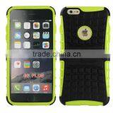 Multicolor TPU+PC Armor Spider Hybrid Kickstand Cell Phones Back Cover for IPhone 6/6 Plus