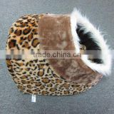 Cat Kitten Cave Pet Bed House Leaopard Style Igloo Sleeping Pet Puppy Dog New