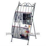 Office Indoor Metal Folding Newspaper and Magazine Rack thumbnail-1