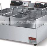 Table Top 2 Tank 2 Basket Electric Deep Fryer