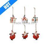 Dancing Resin Snowman Christmas Ornament thumbnail-1