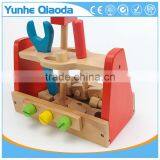 Take-Along Tool Kit Wooden Construction Toy (24 Pcs)wooden Toolbox Play Set thumbnail-2