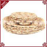 Eco-friendly Natural Straw Woven Home or Restaurant Food Used Serving Platter thumbnail-2