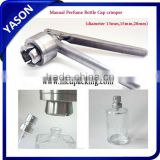 Perfume bottle sprayer pump atomiizer crimper hand manual/semi-automatic sealing crimping machine(available size13mm/15mm/20mm )