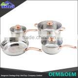 Cheap Wholesale Stainless Steel Cookware 7pcs Stainless Steel Cookware Set thumbnail-1