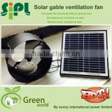 Vent tool Solar Panel Powered 14 inch wall Mounted Air Ventilation gable Fan