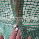 Good Quality Patio Tarpaulin, Covering PE Clear Mesh Tarpaulin, Used PE Lona thumbnail-1