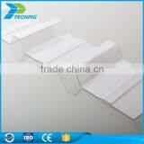 Rainshed Roofing Transparent Corrugated pc Sheet for Sale
