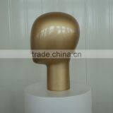 Golden Fiberglass Head Mannequin Display For Wig thumbnail-2