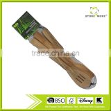 Asian Kitchen 12-inch Bamboo Stir Fry Spatula, Set of Three