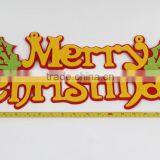 Merry Christmas Window Listing Christmas Decorations Non-woven Fabrics English Letters Decorations thumbnail-4