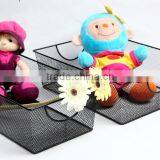 Fancy Metal Mesh Office Stationery Desk Drawer Organizer /Sundry Storage Basket thumbnail-2