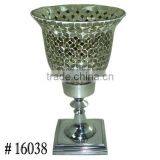 Decorative Metal Hurricane for Candlebra thumbnail-2