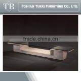 Simplicity Travertine Stone With Glass Surface Coffee Table thumbnail-2