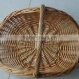 half willow material small wicker empty gift basket