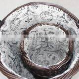 Large Black Wicker Eco-friendly Laundry Basket thumbnail-4